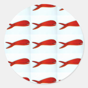 Adesivo vinhetas de peixe esculpidas