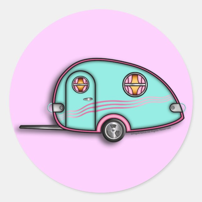 Adesivo Vinhetas de Reboque RV (Frente)