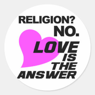 Adesivo Vinhetas de religião e amor