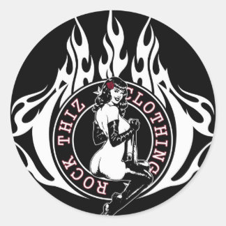 Adesivo Vinhetas de roupas do Rock Thiz