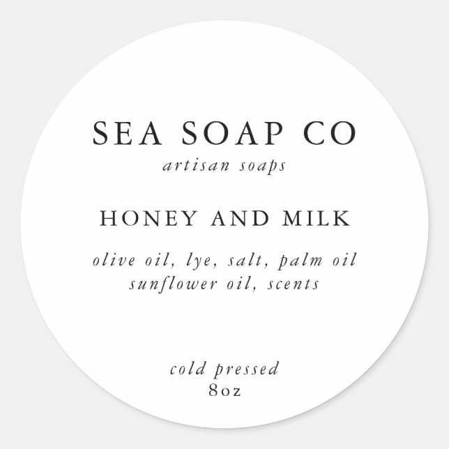 Adesivo Vinhetas de sabão (Frente)