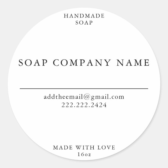 Adesivo Vinhetas de sabão (Frente)