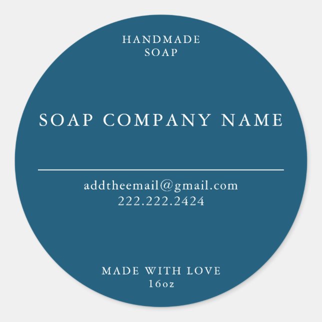 Adesivo Vinhetas de sabão (Frente)