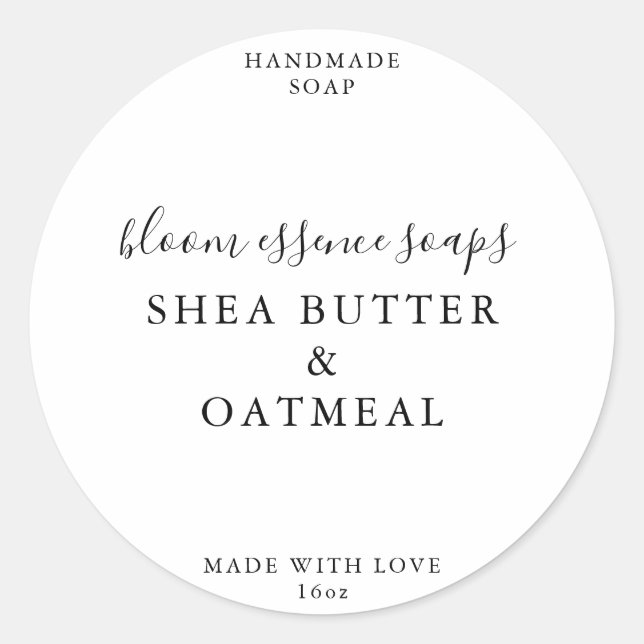 Adesivo Vinhetas de sabão (Frente)