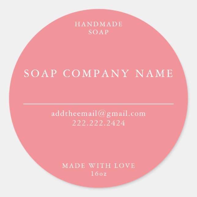 Adesivo Vinhetas de sabão (Frente)