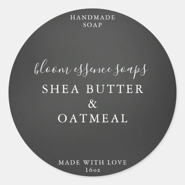 Adesivo Vinhetas de sabão de giz (Frente)