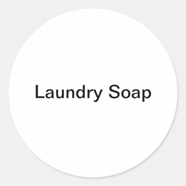 Adesivo Vinhetas de sabão para roupa (Frente)