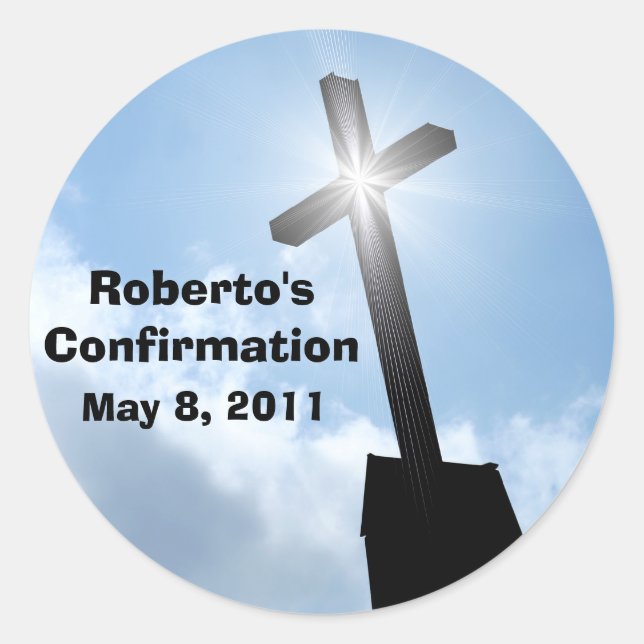 Adesivo Vinhetas de selos de confirmação personalizados (Frente)