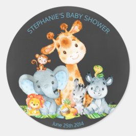 Adesivo Vinhetas de Selva Selvagem de Cólvagem de Cárter W