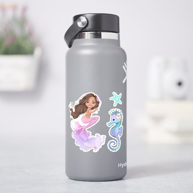 Adesivo Vinhetas de Sereia (HidroFlask)