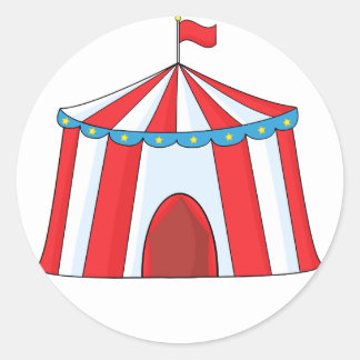 Adesivo Vinhetas de tendas de circo