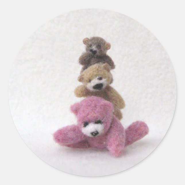 Adesivo Vinhetas de três ursos (Frente)