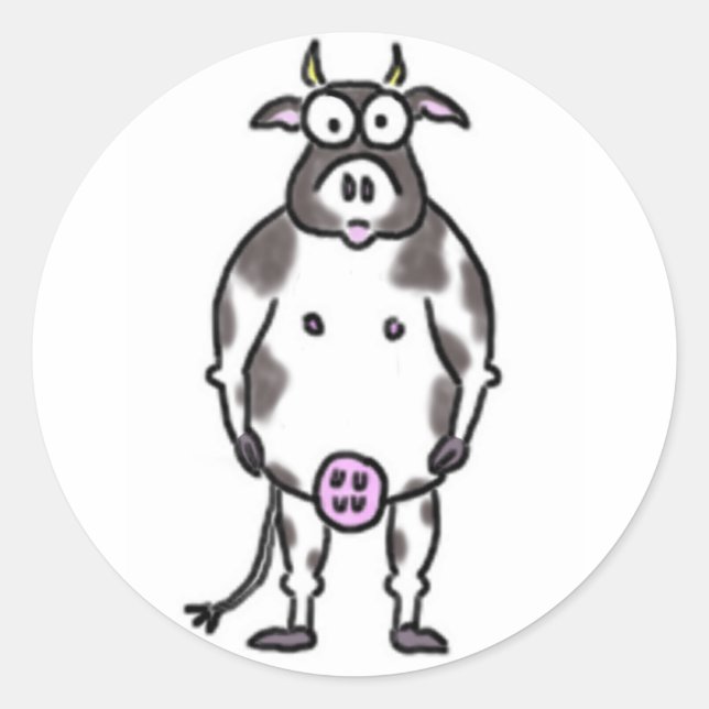 Adesivo Vinhetas de Vaca (Frente)