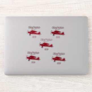 Adesivo Vinhetas de vinilo do avião de contorno