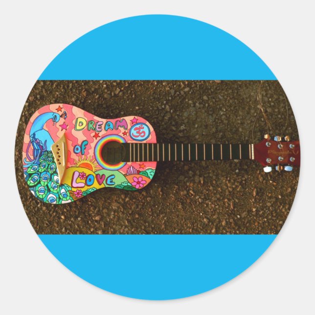 Adesivo Vinhetas de violão. (Frente)