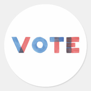 Adesivo Vinhetas de VOTO em Água