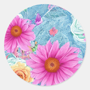 Adesivo Vinhetas Decorativas Florais bonito