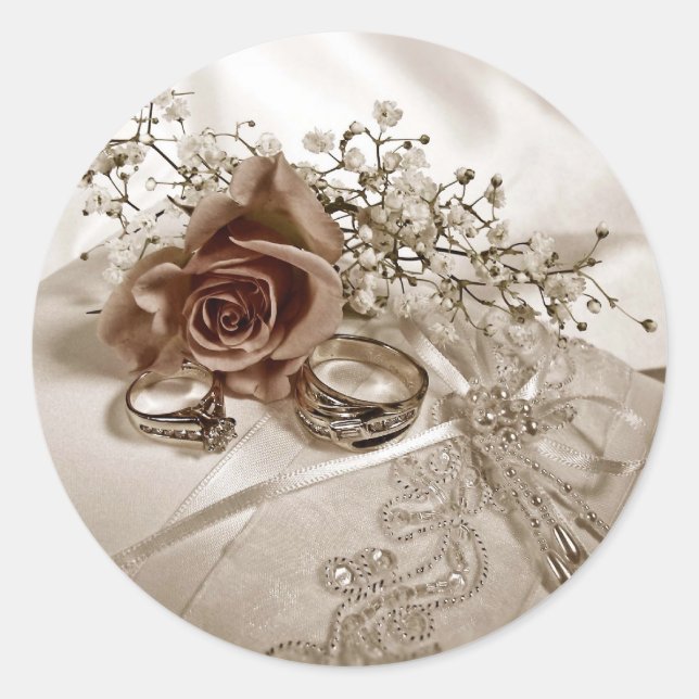 Adesivo Vinhetas do Anel de Casamento (Frente)