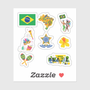 Adesivo Vinhetas do Brasil