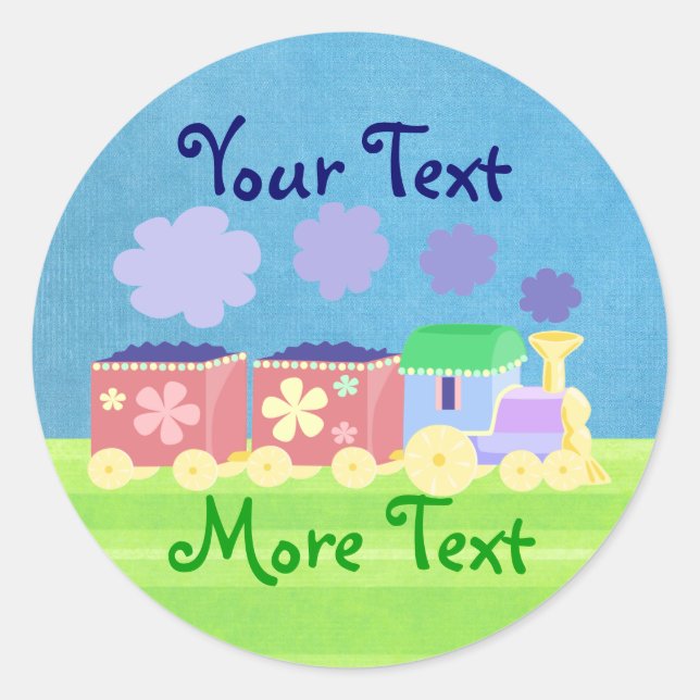 Adesivo Vinhetas do Comboio (Frente)