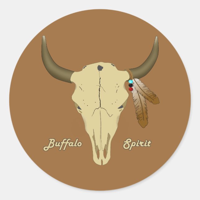 Adesivo Vinhetas do Espírito Buffalo (Frente)