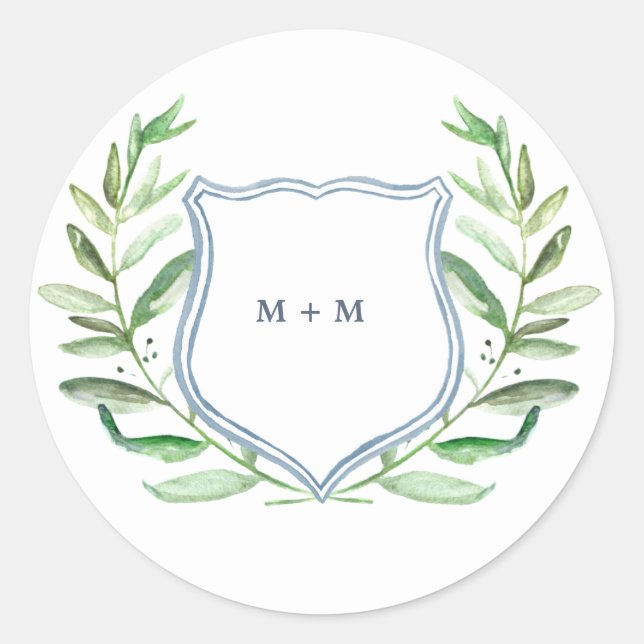 Adesivo Vinhetas do Monograma do Jardim de Oliveira (Frente)