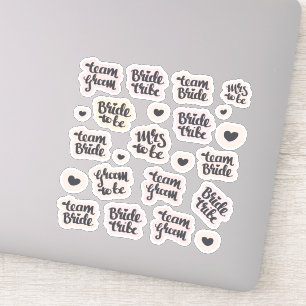 Adesivo Vinhetas do Partido Hen - noiva do time / tribo da