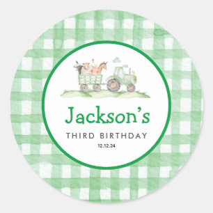 Adesivo Vinhetas do Trator Party