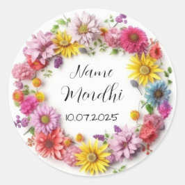 Adesivo Vinhetas favoritas coloridas saudáveis