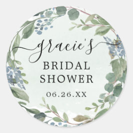 Adesivo Vinhetas-favoritas do Envelope Eucalipto Azul Dust