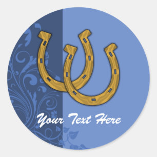 Adesivo Vinhetas - Ferradura Sortuda Floral