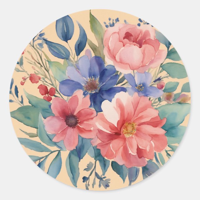 Adesivo Vinhetas Florais Elegantes (Frente)