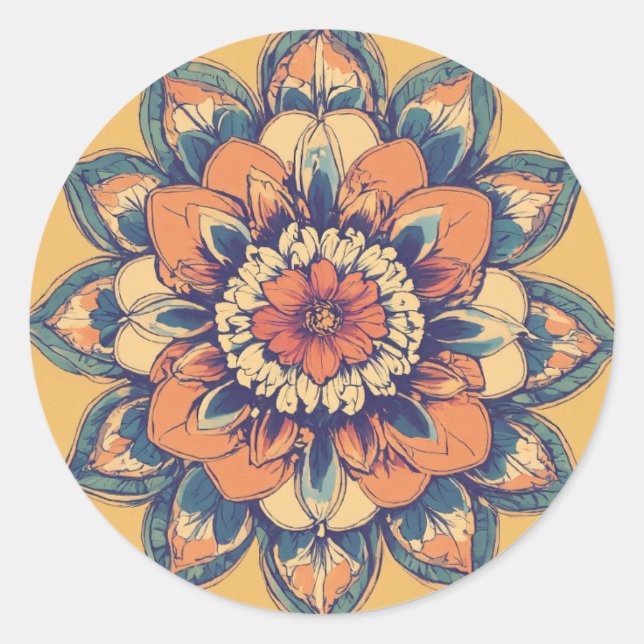 Adesivo Vinhetas Florais Elegantes (Frente)