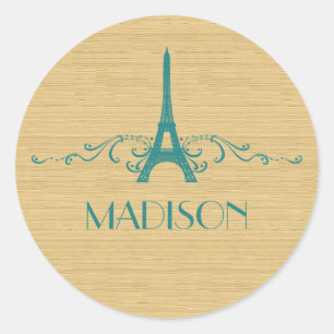 Adesivo Vinhetas Flouradas Francesas Teais