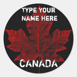 Adesivo Vinhetas legal do Canadá Personalizadas