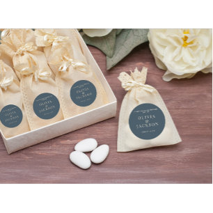 Adesivo Vinhetas Para Bolachas Doces De Casaco Azul Escuro