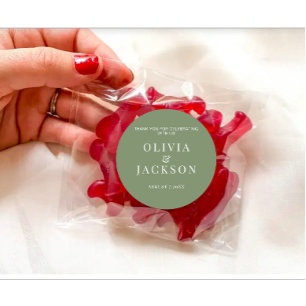 Adesivo Vinhetas Para Bolachas Doces De Casamento Verde Es