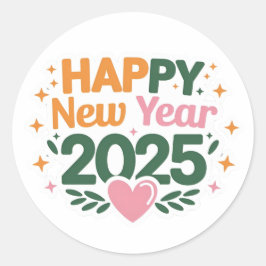 Adesivo Vinhetas para cada celebração Ano Novo 2025