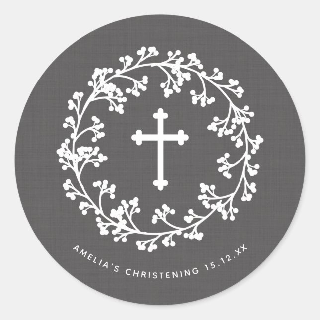 Adesivo Vinhetas para cristalizar o hálito do bebê (Frente)