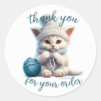 Adesivo vinhetas para embalagens de gatinhos para negócios