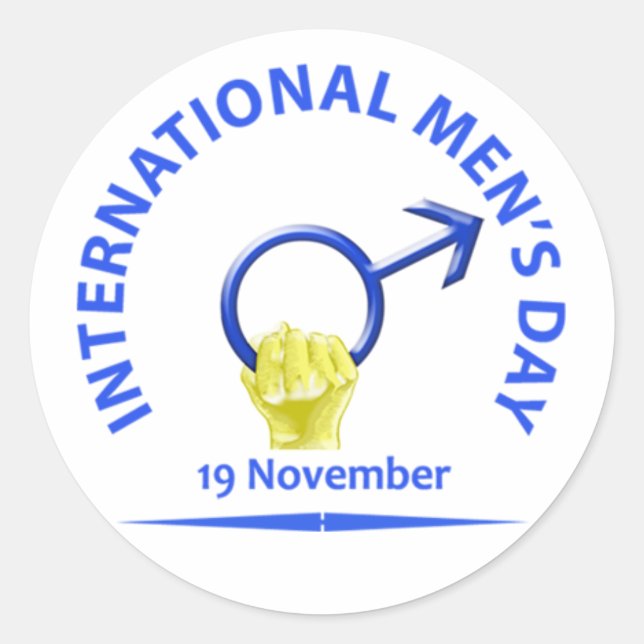 Adesivo Vinhetas para o Dia dos Homens (Frente)