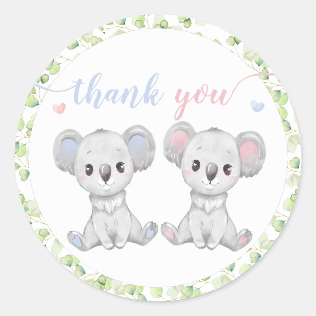 Adesivo Vinhetas para o Partido da Revenda de Gênero Koala (Frente)