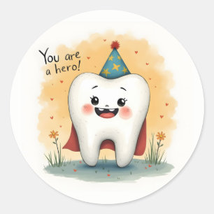 Adesivo Vinhetas para pequenos dentistas