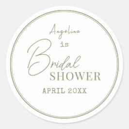 Adesivo Vinhetas para um Chá da Noiva.