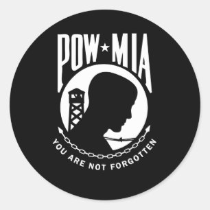 Adesivo Vinhetas POW MIA