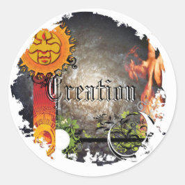 Adesivo Vinhetas redondas desarrumadas