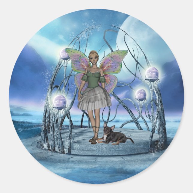 Adesivo Vinhetas redondas desarrumadas (Frente)