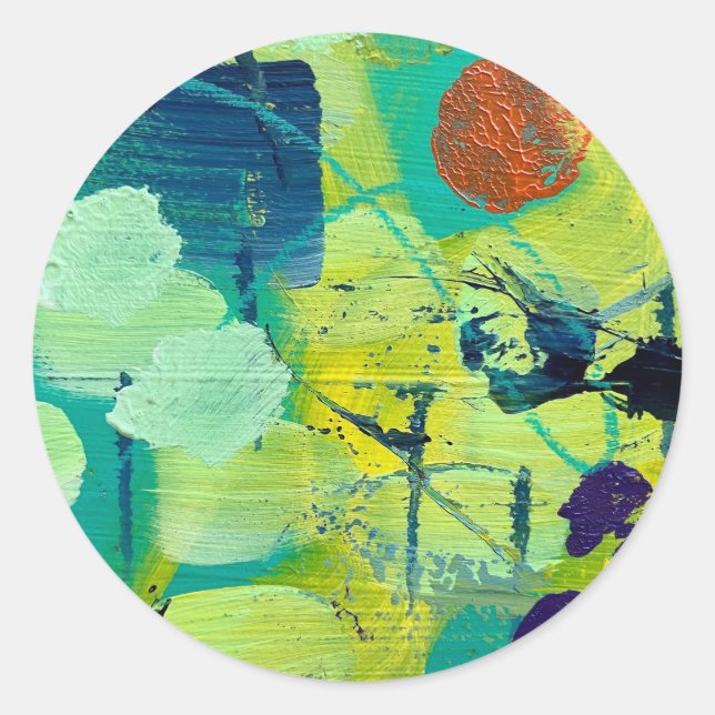 Adesivo Vinhetas/selos em Design de prados abertos/fencepo (Frente)