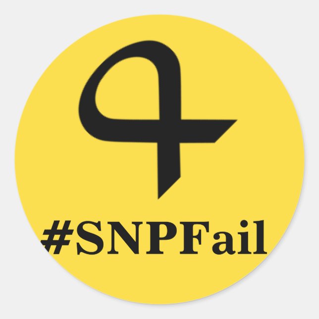 Adesivo Vinhetas SNPFail (Frente)