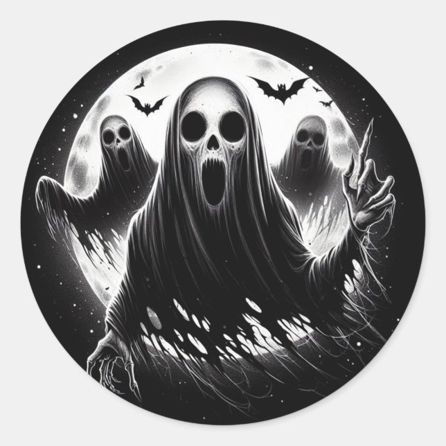 Adesivo Vinhetas Spooky (Frente)